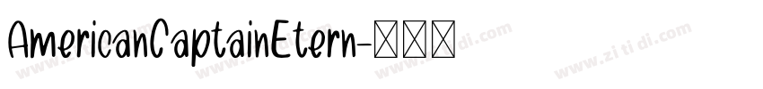 AmericanCaptainEtern字体转换