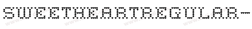 SweetHeartRegular字体转换