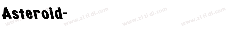 Asteroid字体转换