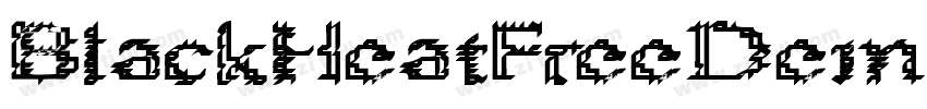 BlackHeatFreeDemo字体转换