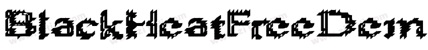 BlackHeatFreeDemo字体转换
