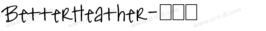 BetterHeather字体转换