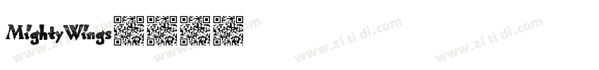 MightyWings字体转换