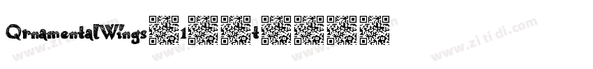 QrnamentalWings(1).t字体转换
