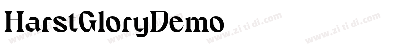 HarstGloryDemo字体转换