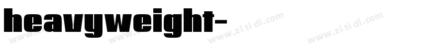 heavyweight字体转换 heavyweight字体转换