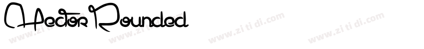 HectorRounded字体转换