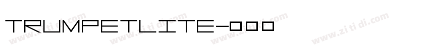 TrumpetLite字体转换