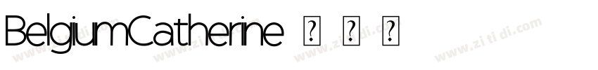 BelgiumCatherine字体转换
