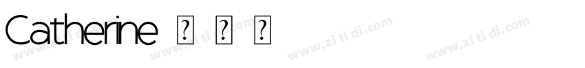 Catherine字体转换
