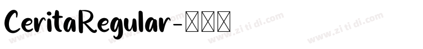 CeritaRegular字体转换