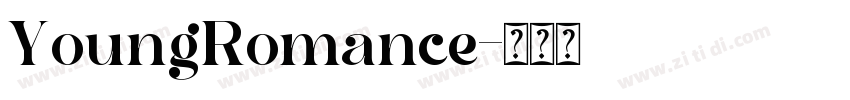 YoungRomance字体转换