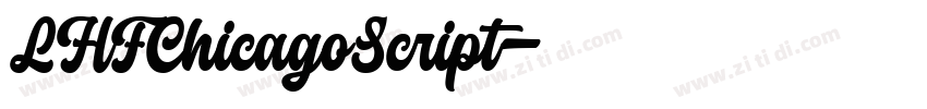 LHFChicagoScript字体转换