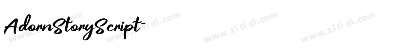 AdornStoryScript字体转换