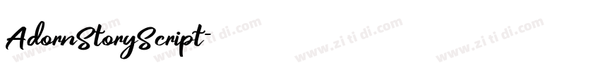 AdornStoryScript字体转换