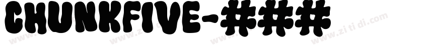 Chunkfive字体转换