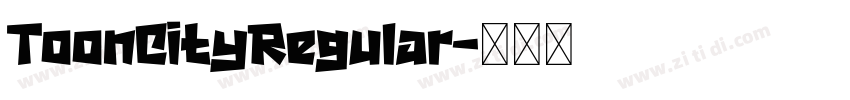 ToonCityRegular字体转换