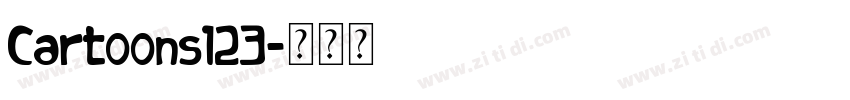 Cartoons123字体转换