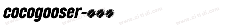 cocogooser字体转换