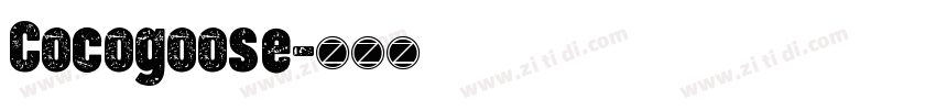 Cocogoose字体转换