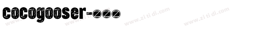 cocogooser字体转换