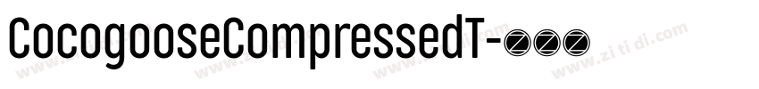 CocogooseCompressedT字体转换