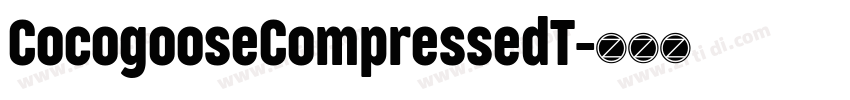 CocogooseCompressedT字体转换
