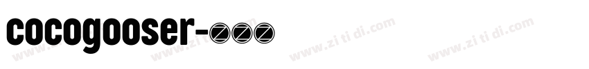 cocogooser字体转换
