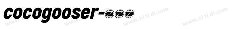 cocogooser字体转换