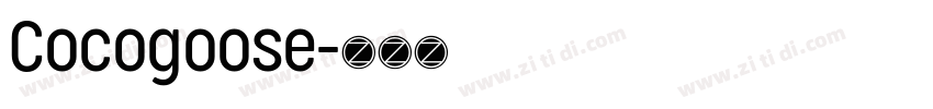 Cocogoose字体转换
