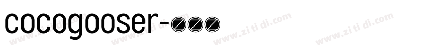 cocogooser字体转换
