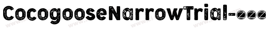 CocogooseNarrowTrial字体转换