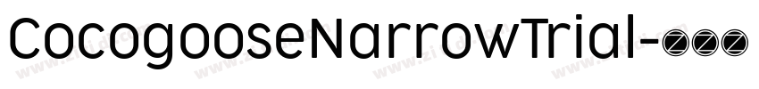 CocogooseNarrowTrial字体转换