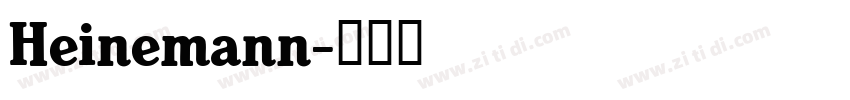 Heinemann字体转换