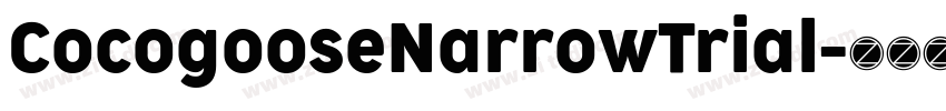 CocogooseNarrowTrial字体转换