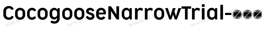 CocogooseNarrowTrial字体转换