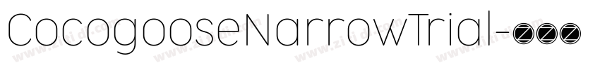 CocogooseNarrowTrial字体转换