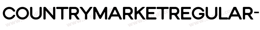 CountryMarketRegular字体转换