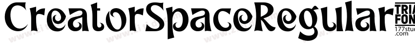 CreatorSpaceRegular字体转换