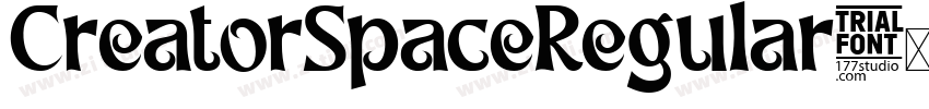 CreatorSpaceRegular字体转换