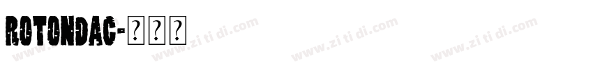 rotondac字体转换
