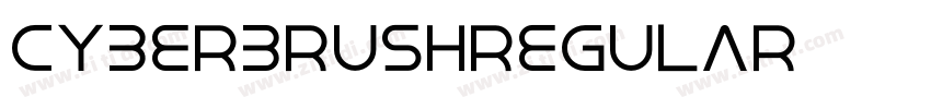 CyberBrushRegular字体转换