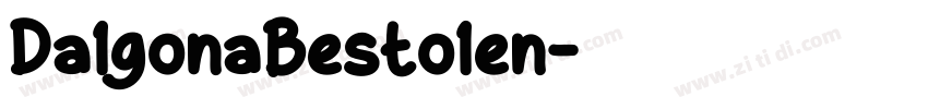 DalgonaBestolen字体转换