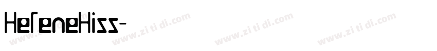HeleneHiss字体转换