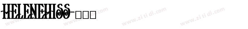 HeleneHiss字体转换