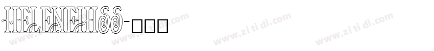 HeleneHiss字体转换