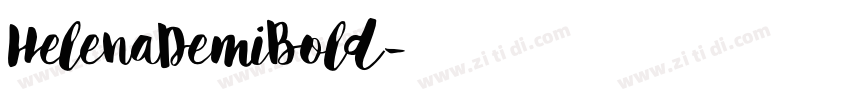 HelenaDemiBold字体转换