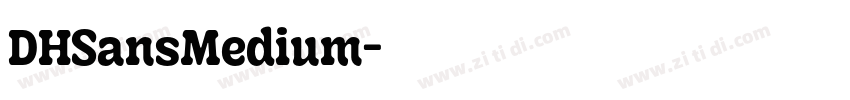 DHSansMedium字体转换