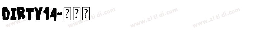 Dirty14字体转换