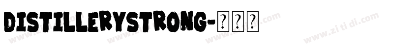 DistilleryStrong字体转换